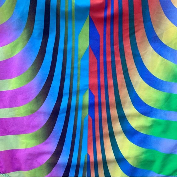 NWOT NEW Technicolor Multicolor Colorful One Piece Swimsuit Gottex Profile Sport - Picture 4 of 17